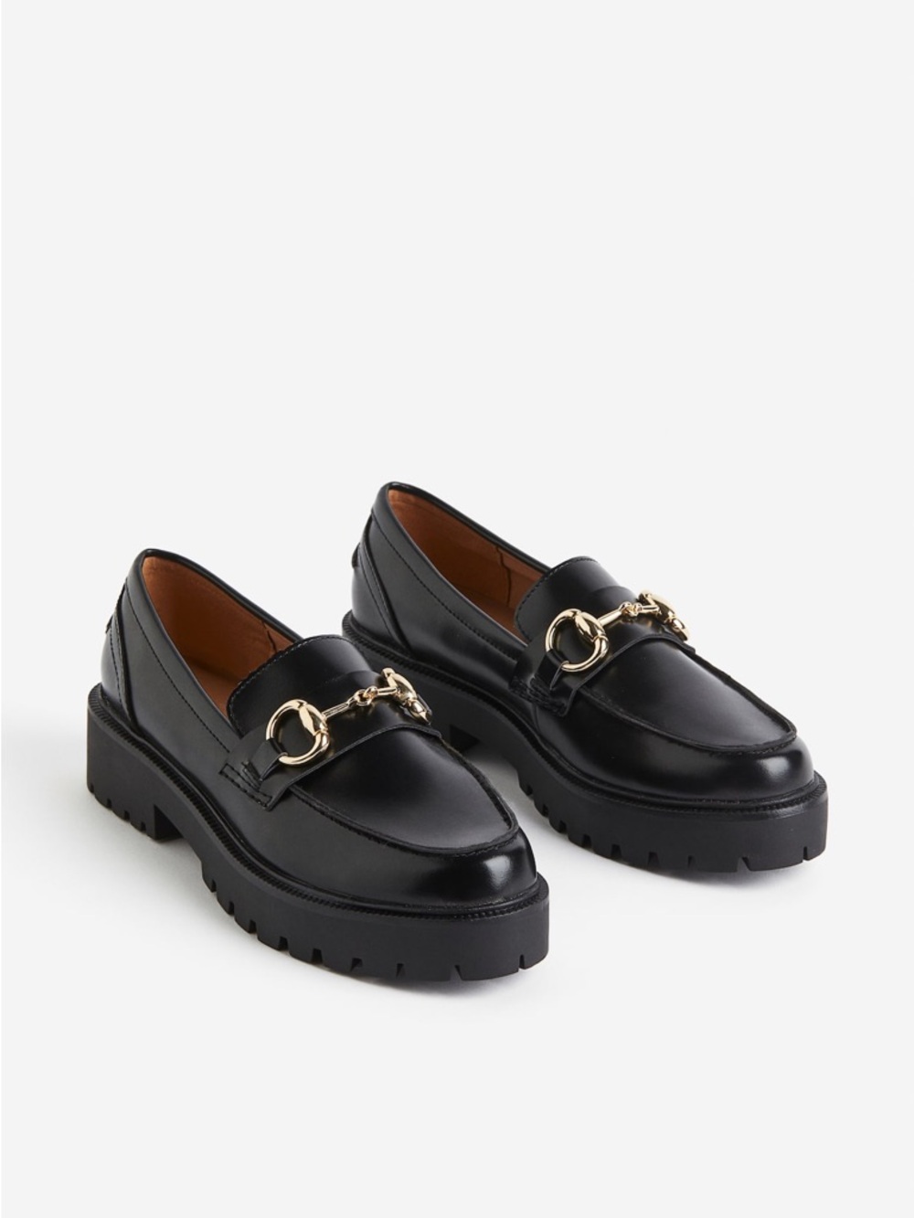 H&M CHUNKY LOAFERS